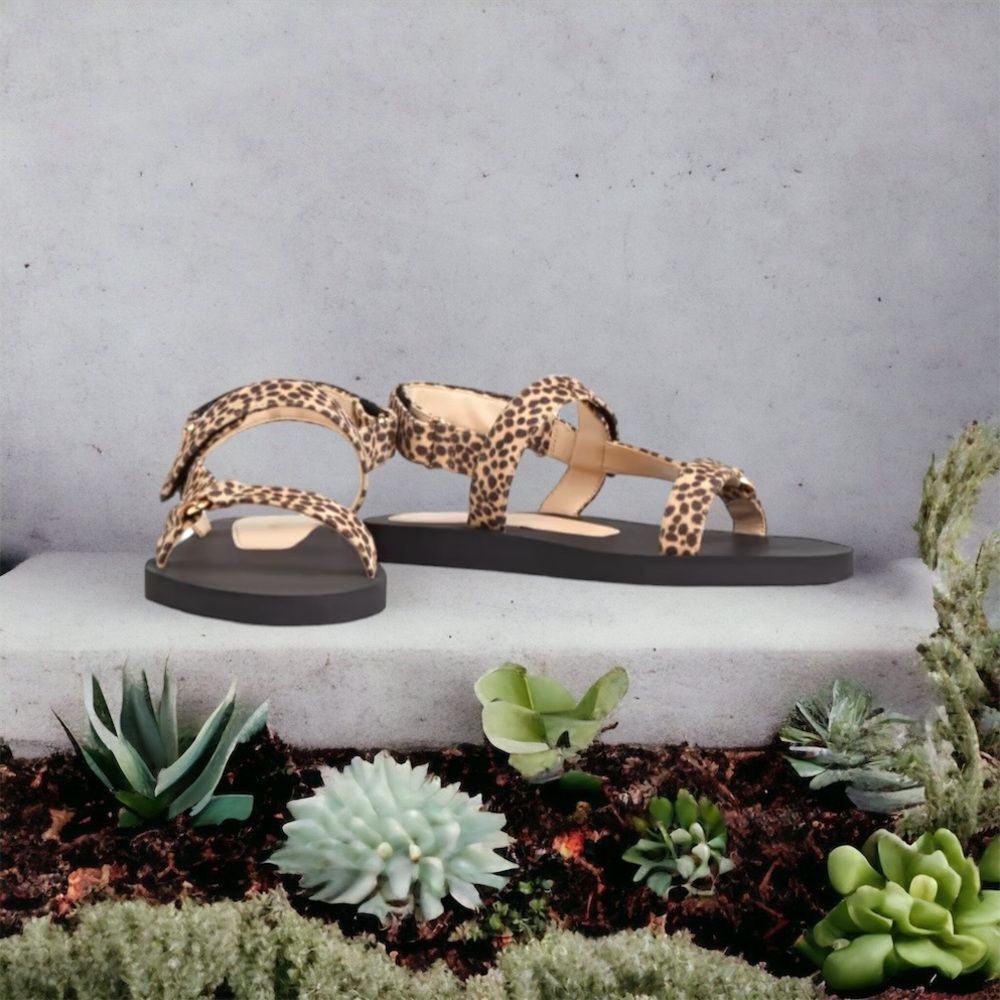 Stuart Weitzman Cheetah Print VAIL Sport Sandals EU 37.5 US 7 B NIB!!!